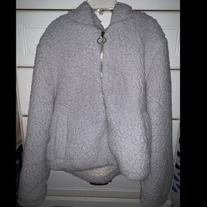Gray Sherpa Jacket